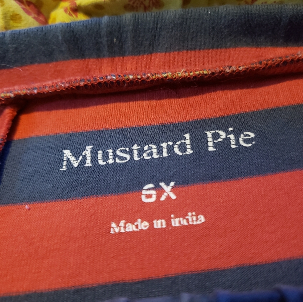 Girls Ruffle Mustard Pie Pants - Picture 2 of 2